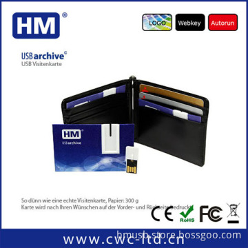 2014 professional custom low price paper usb business card with your logo